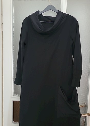 Siyah Uzun Kollu Salaş Tunik