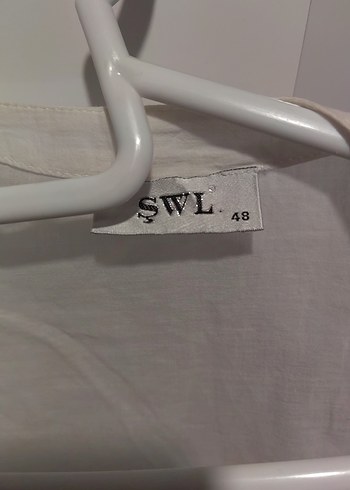 Nakışlı, Kısa Kollu, Gevşek Kesim Kadın Gömlek - Görsel 5