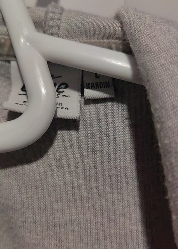 Gri Fermuarlı Kadın eşofman üstü - Görsel 5