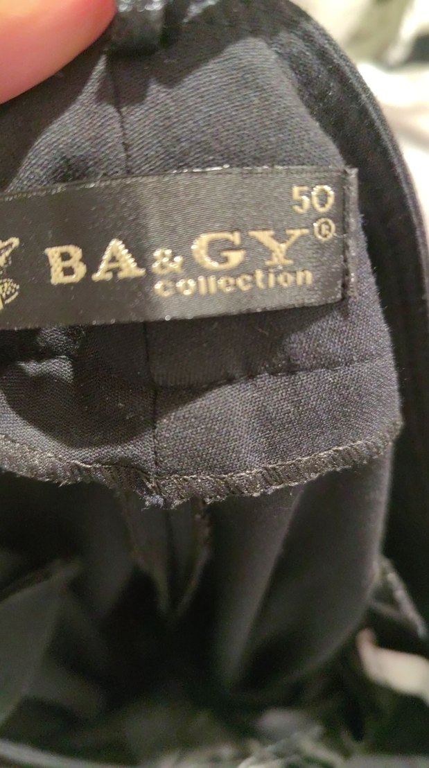 Kadın Siyah Kumaş Kemerli Normal Kesim Pantolon - Görsel 3