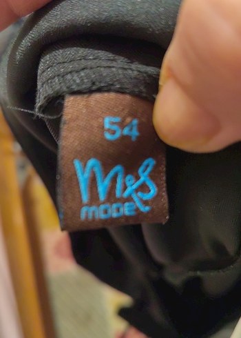 Gri Bol Kesim Midi Kot Pantolon - Görsel 6