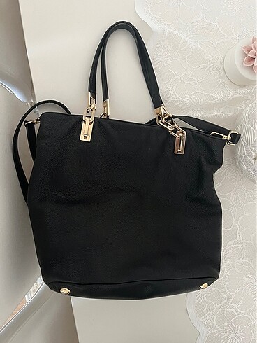 Beden Michael Kors Deri Siyah Orjinal