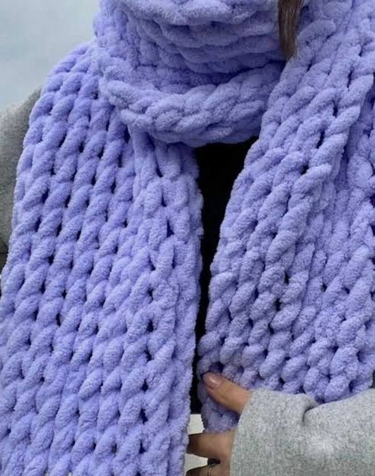 Örgü  atkı - Görsel 3