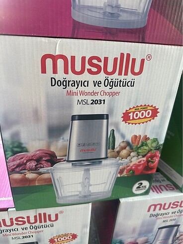 Musullu 2031 doğrayıcı rondo