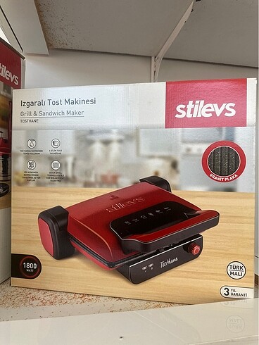 Stilevs 6 dilim tost makinesi