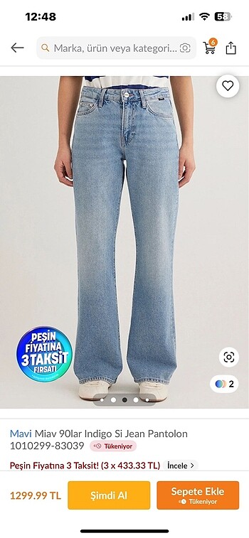 xs Beden Mavi vintage 90lar İndigo si jean