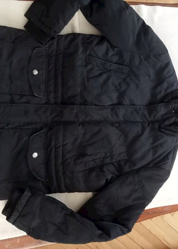 Düğmeli Siyah Erkek Mont - Görsel 2