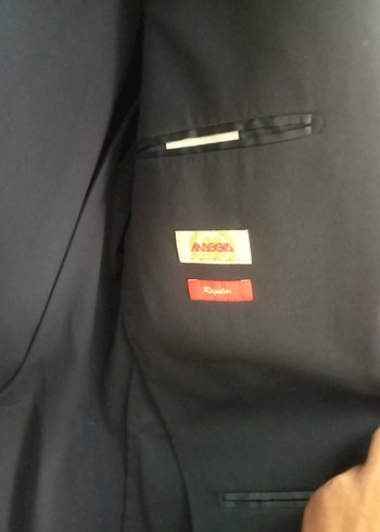 Damat Lacivert Erkek Düz Kesim Blayzer Ceket - Görsel 7