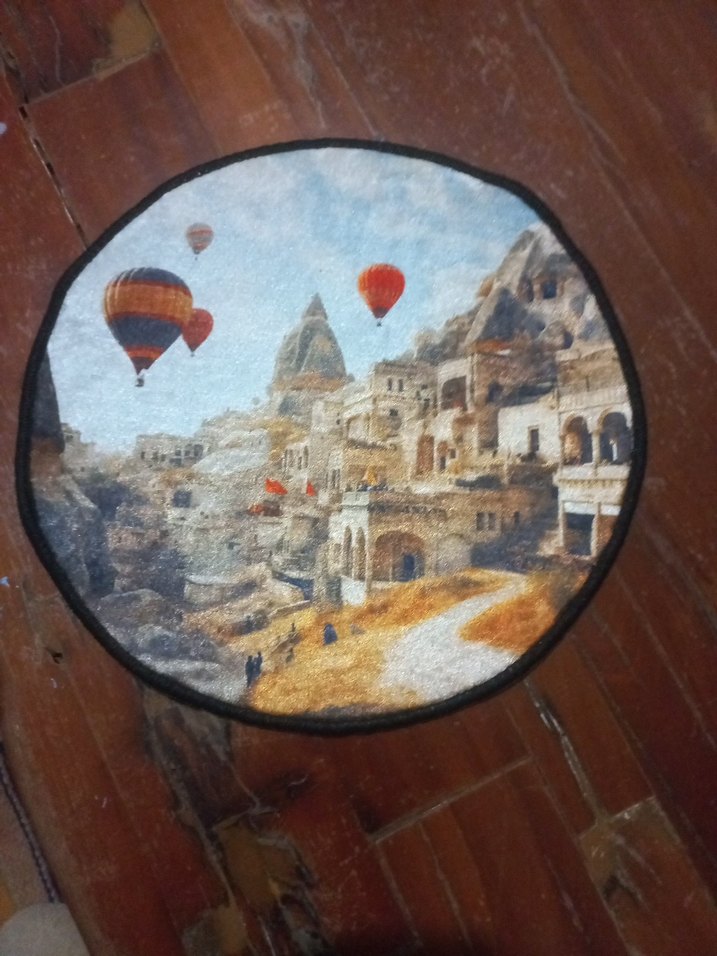 Kapadokya Balonlu Yuvarlak Puzzle 34cm - Görsel 2