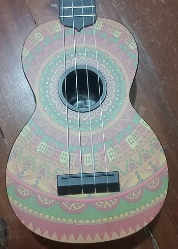 Kala Renkli Mehndi Desenli Soprano Ukulele - Görsel 2