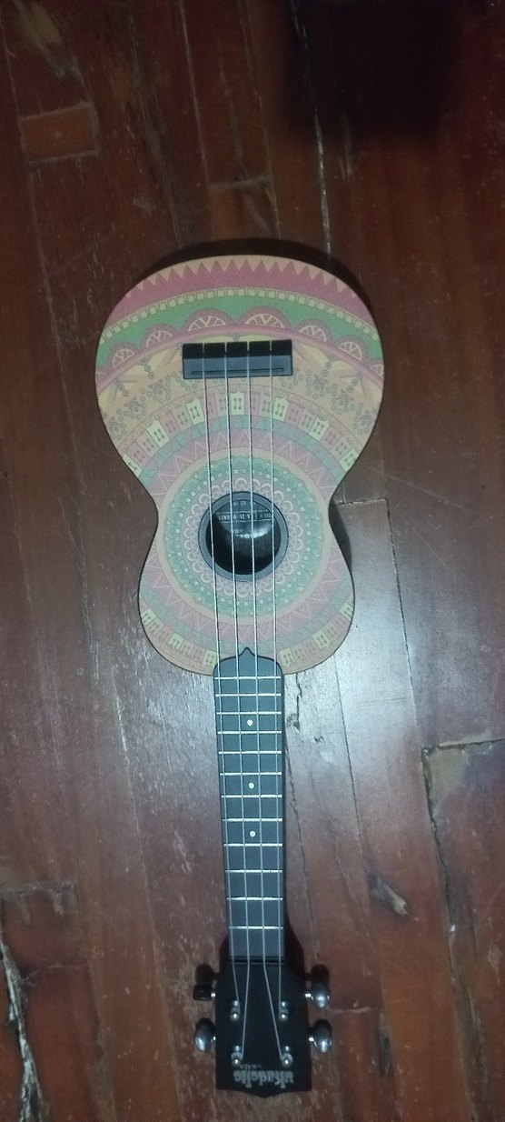 Kala Renkli Mehndi Desenli Soprano Ukulele - Görsel 5