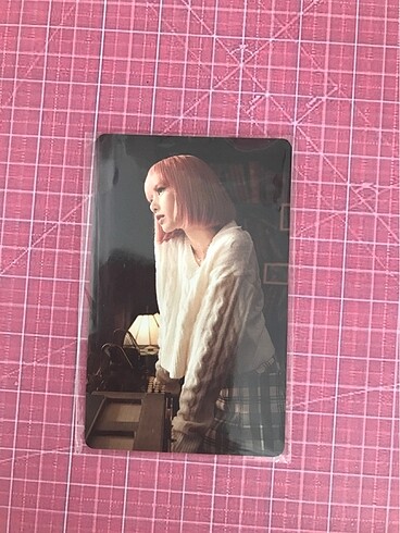 Blackpink lisa the girls card orjinal hasarsız