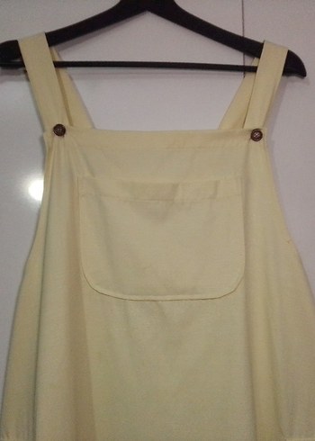 Bej salopet elbise - Görsel 2