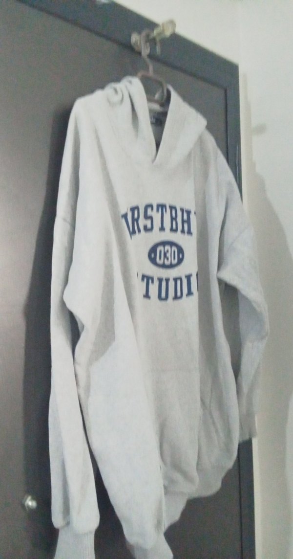 Gri Kapüşonlu Kadın Sweatshirt - Görsel 2