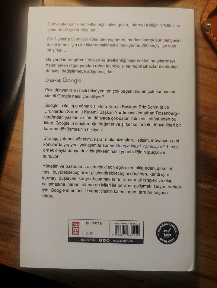 Google Nasıl Yönetiliyor? - Eric Schmidt & Jonathan Rosenberg - Görsel 2