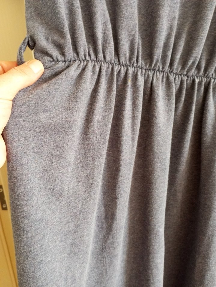 Gri   Midi Elbise - Görsel 3