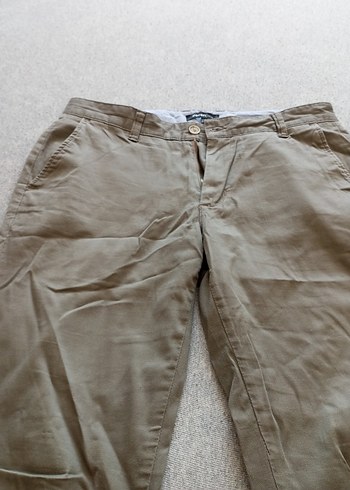 Koton gri Regular Fit Keten Erkek Pantolon