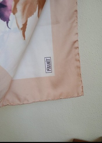 Kadın Pastel Renkli İpek Şal