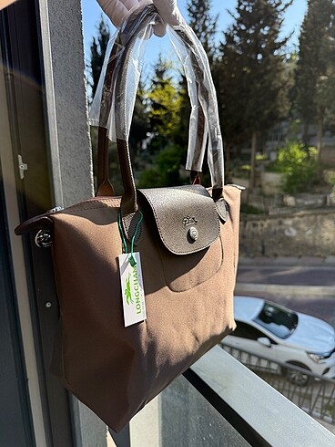 Tona Ton Acı Kahve LongChamp Medium Çanta