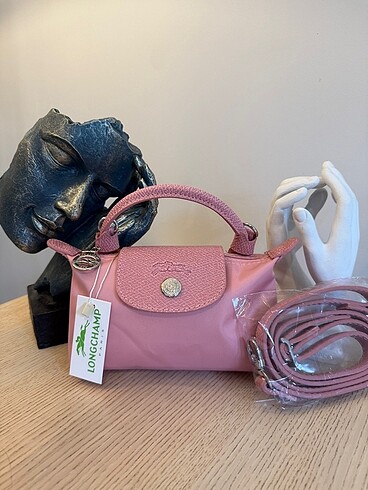 Toz Pembe LongChamp Mini Çanta