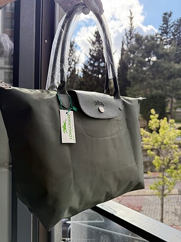 Tona Ton Haki LongChamp Large Çanta