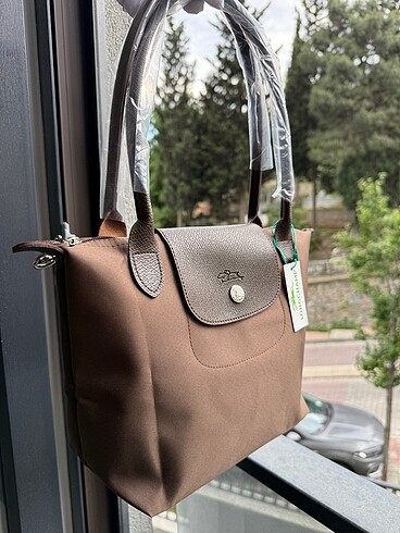 Tona Ton Acı Kahve LongChamp Small Çanta