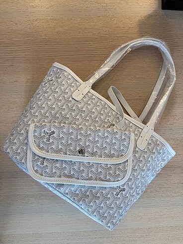  Beden Goyard Beyaz Küçük Boy PM Çanta