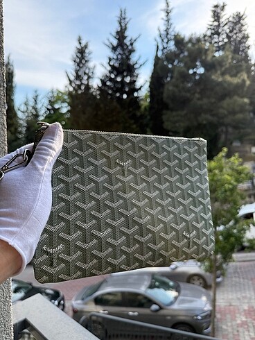Beden yeşil Renk Goyard Yeşil Clucth