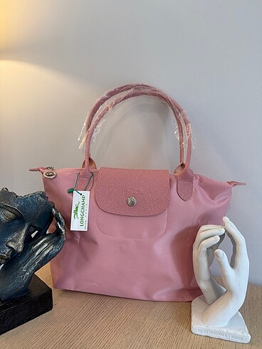 Longchamp TonaTon Toz Pembe LongChamp Medium Çanta