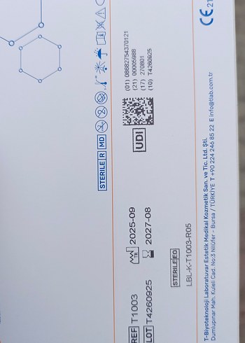 T-lab PRP Tüpleri 1 kutu 2 adet - Görsel 2