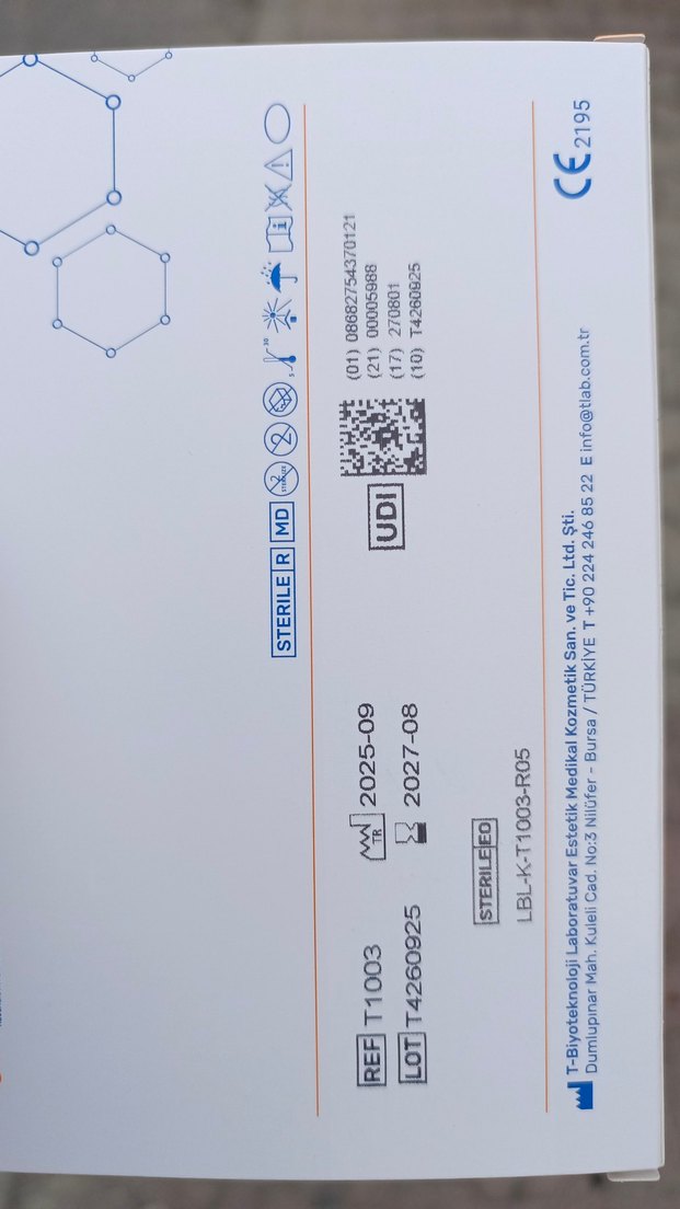 T-lab PRP Tüpleri 1 kutu 2 adet - Görsel 2