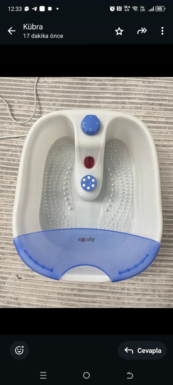 Mavi Ayak Masajı ve Isıtıcı Cihazı - Görsel 2