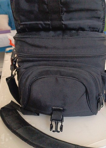 Siyah fotoğraf maiknasi çantası - Görsel 3