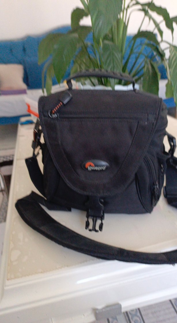 Siyah fotoğraf maiknasi çantası - Görsel 5