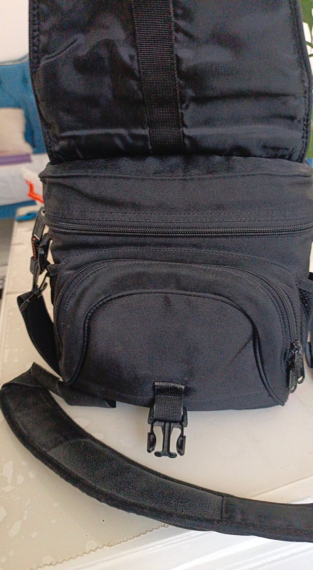 Siyah fotoğraf maiknasi çantası - Görsel 3