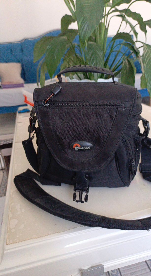 Siyah fotoğraf maiknasi çantası - Görsel 4