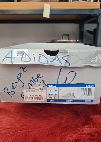 Adidas Ozelle GX1729 Kadın Koşu Ayakkabısı No:42.5 - Görsel 8