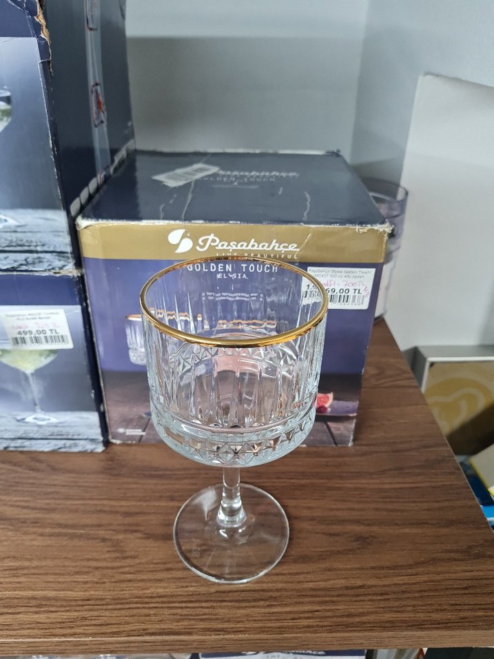 Paşabahçe-440437 Elysia Golden Touch Kokteyl Kadeh 500 Cc 4 Lü - Görsel 2