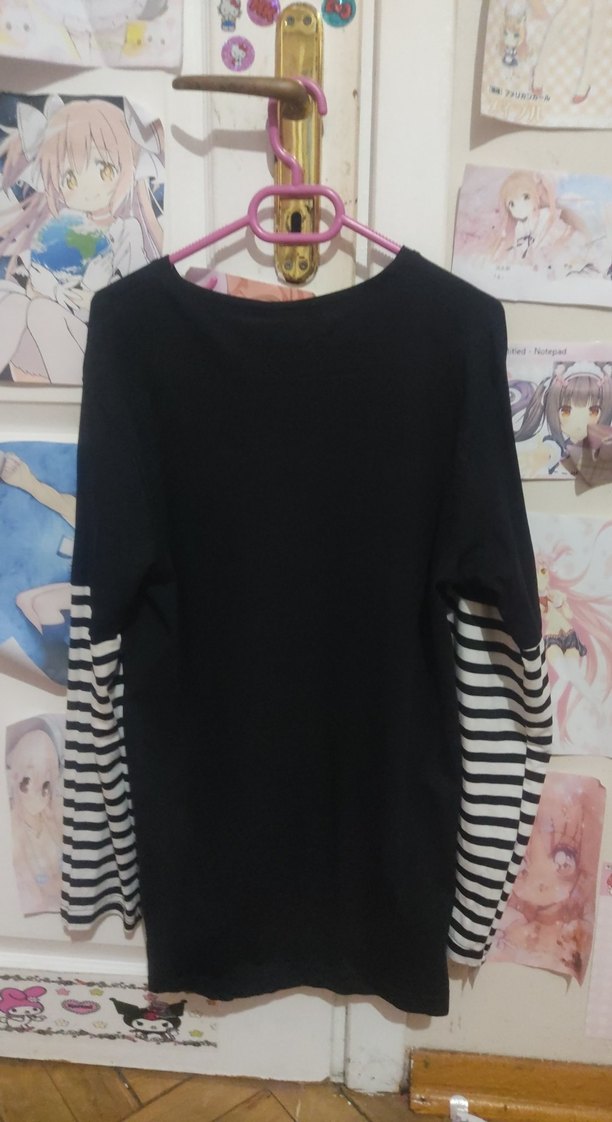 My Melody Kuromi Sanrio Siyah T-shirt - Görsel 2