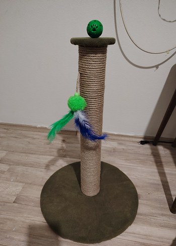 55cm Kedi Tirmalama + Zilli Top Hediye