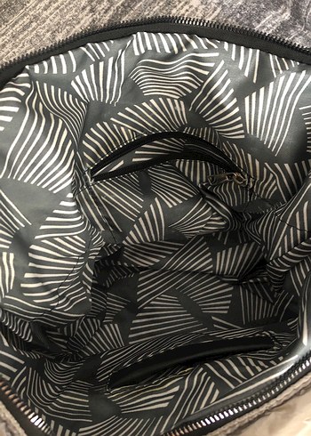 Gri Fermuarlı Kadın Omuz Çantası - Görsel 4