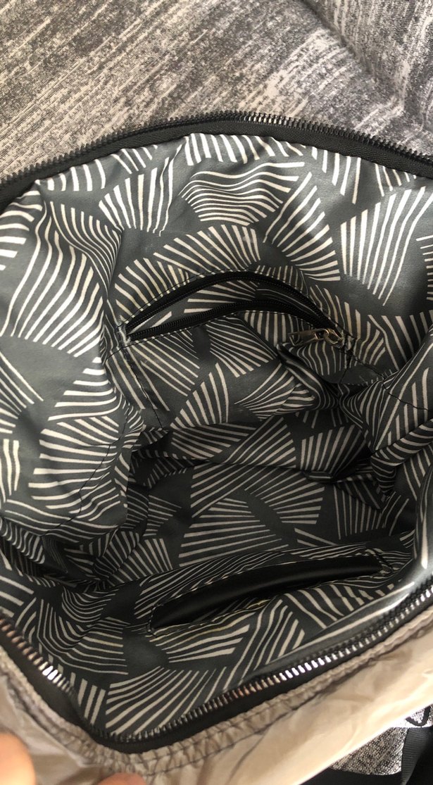 Gri Fermuarlı Kadın Omuz Çantası - Görsel 4