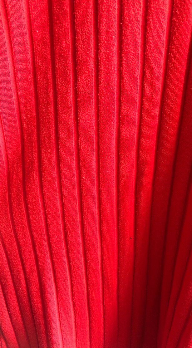 Kadın Kırmızı Balıkçı Yaka Triko Kazak - Görsel 2