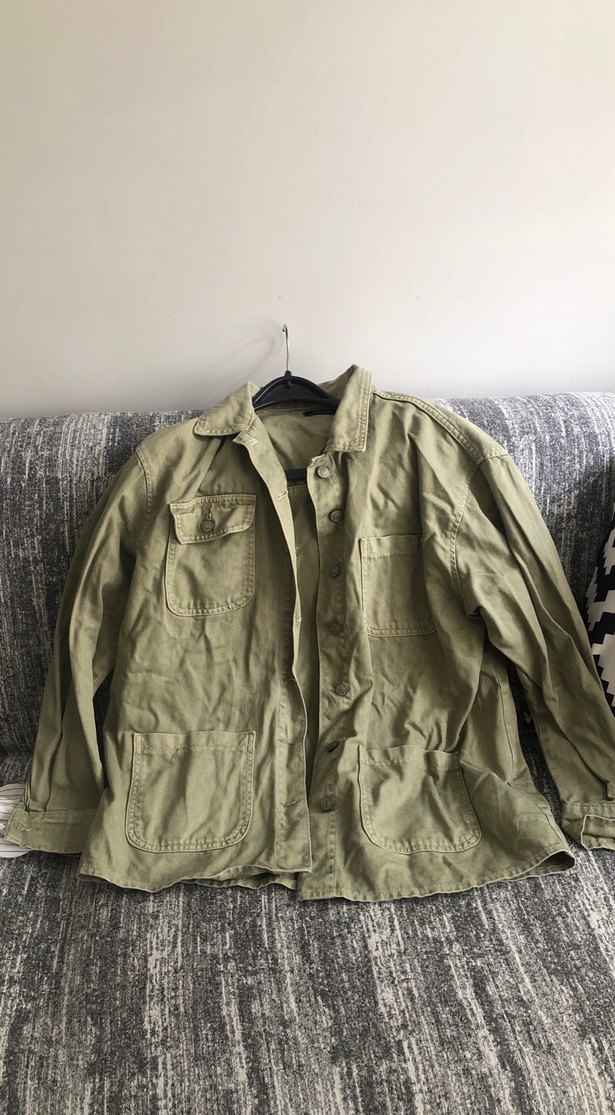 Haki Düğmeli Kadın Ceket - Görsel 3