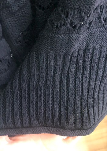 Siyah Triko Kadın Kazak - Görsel 5