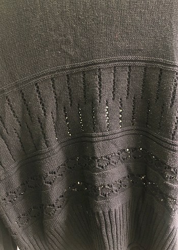 Siyah Triko Kadın Kazak - Görsel 3