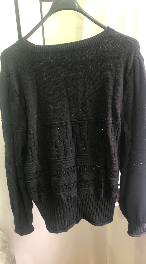 Siyah Triko Kadın Kazak - Görsel 4