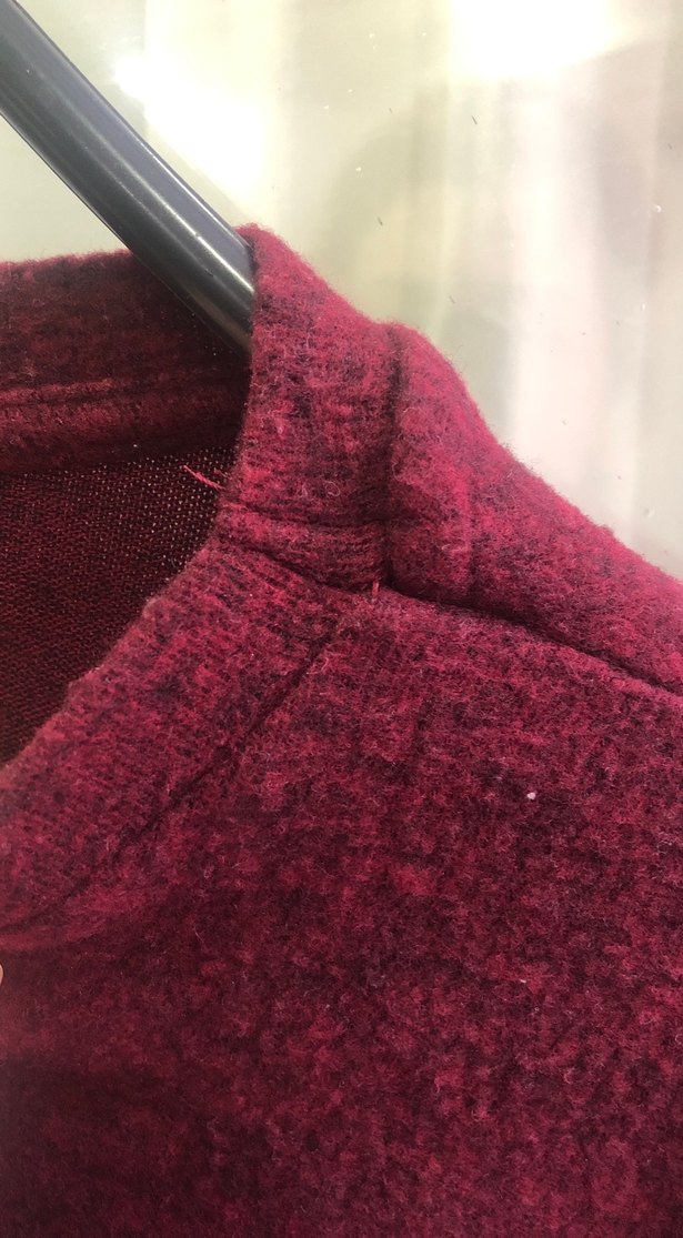 Bordo Kadın Basic Triko Kazak - Görsel 2