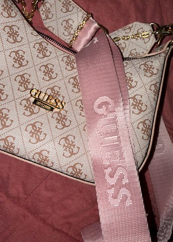 Guess Pudra Renkli Baskılı Kadın Çanta - Görsel 3