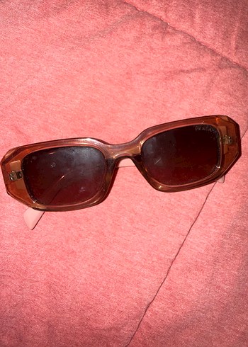 Şeffaf Kahverengi Kadın Güneş Gözlüğü - Görsel 2